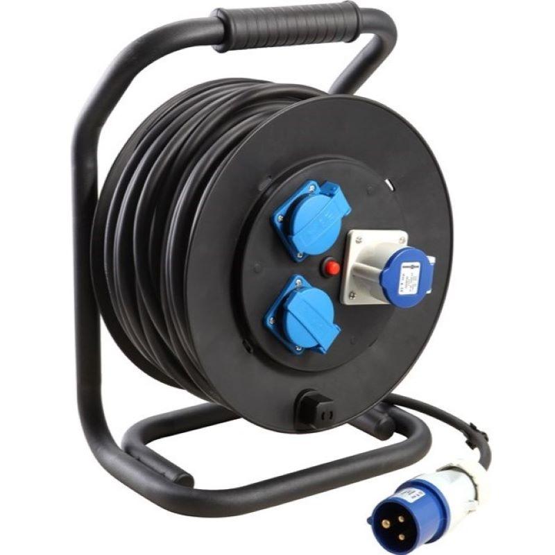 Johtokela_Drummer_Rubber_25_m__CEE_ja_Schuko