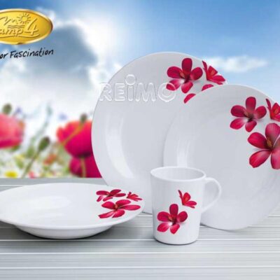 Melamiiniastiasto_Red_Flowers_8_osainen